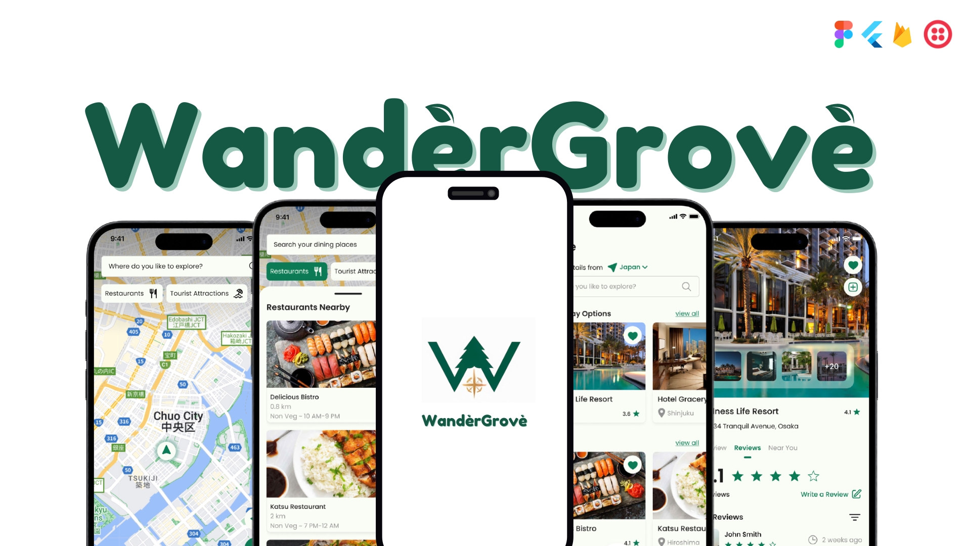 WanderGrove Application Design (UI/UX)